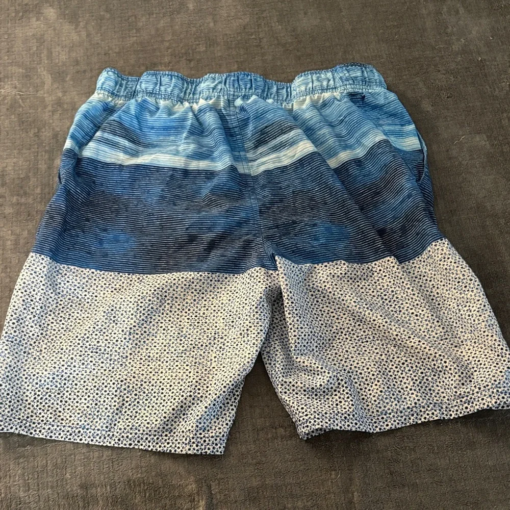 ZeroXposur Blue Gradient Men's Swim Board Shorts